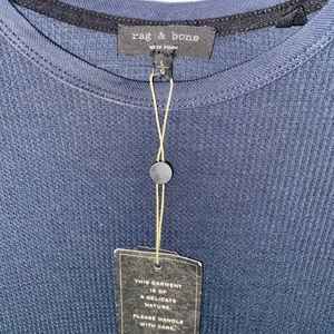 *NWT* rag & bone • Baron Knit Cotton Crew - Slim fit, light weight sweater